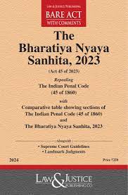 Law&Justice Bare Act Bare Act Bharatiya Nyaya Sanhita 2023 Edition 2024