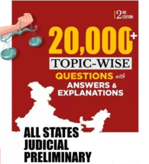 Ambition All States Judicial Preliminary (20000 Plus Topic-Wise Questions with Answers & Explanations Edition 2023