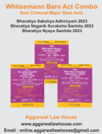 Whitesmann Bare Act Diglot Edition Combo of New Criminal Major Bare Acts Bharatiya Nyaya Sanhita 2023, Bharatiya Nagarik Suraksha Sanhita 2023, Bharatiya Sakshya Adhiniyam 2023 Edition 2024