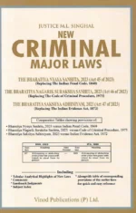 Vinod Publication New Criminal Major Laws by M L Singhal Edition 2024