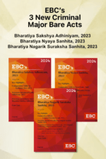 EBC Bare Act Combo of New Criminal Major Bare Acts Bharatiya Nyaya Sanhita 2023, Bharatiya Nagarik Suraksha Sanhita 2023, Bharatiya Sakshya Adhiniyam 2023 Edition 2024