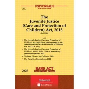 Universal Bare Act Juvenile Justice (Care and Protection of Children) Act, 2015 Edition 2025