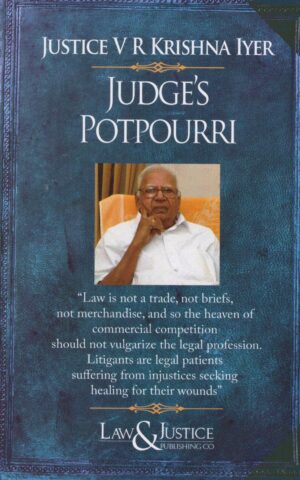 Law&justice Justice V R Krishna Iyer Judges Potpourri Edition 2024