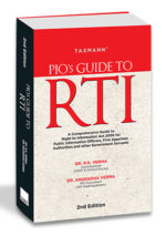 Taxmann PIO's Guide to RTI by R K Verma and Anuradha Verma Edition 2023