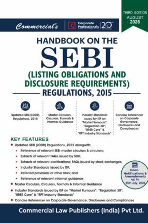 Commercial Handbook on SEBI (LODR) Regulations 2015 3rd Edition July 2026