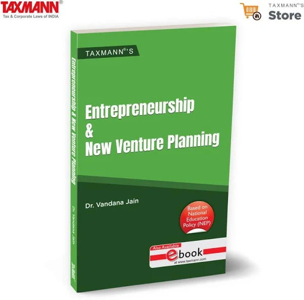 Taxmann Entrepreneurship & New Venture Planning for B.Com by Abha Mathur Edition January 2025