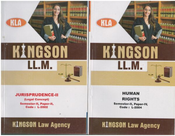 Kingson Law Agency Self Study Series LLM Semester-II Paper- IV ( Paper Code : L ? 2001,2002,2003,2004 ) LLM Exam