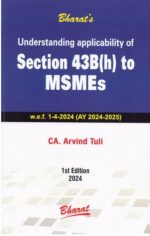 Bharat Understanding Applicability of Section 43B (h) to MSMEs by Arvind Tuti Edition 2024