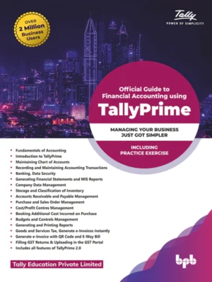 BPB Publication Official Guide to Financial Accounting using TallyPrime 4.0