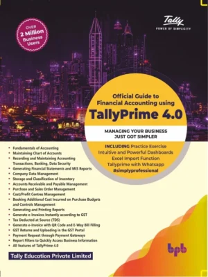 BPB Publication Official Guide to Financial Accounting using Tally Prime 4.0
