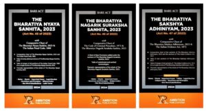 Ambition Publication Bare Act New Criminal laws- Bharatiya Nyaya Sanhita 2023, The Bharatiya Sakshya Adhiniyam 2023, Bharatiya Nagrik Suraksha Sanhita Set of 3 Book Edition 2025