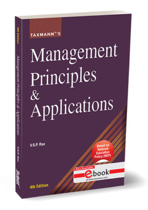 Taxmann Management Principles & Applications By V.S.P. Rao Edition 2025