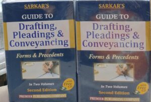 Premier Guide to Drafting, Pleadings & Conveyancing (In 2 Volumes) By S K Sarkar Edition 2024