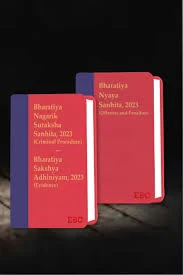 EBC Coat Pocket Edition New Criminal Laws - Bharatiya Nagrik Suraksha Sanhita (BNSS), Bharatiya Sakshay Adhiniyam (BSA) and Bharatiya Nyaya Sanhita (BNS) Set of 2 part Edition Reprint 2025
