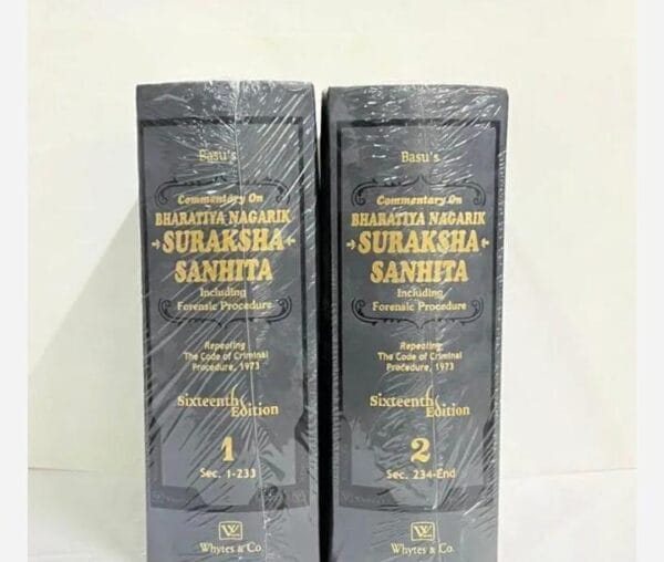 Whytes & Co. Commentary on Bharatiya Nagarik Suraksha Sanhita by Basu [2 Vols.] Edition 2024