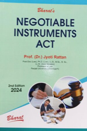 BHARAT'S NEGOTIABLE INSTRUMENTS ACT 2ND EDITION 2024 BY PROF. (DR.) JYOTI RATTAN