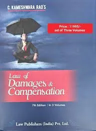 Law Publishers Law of Damages & compensation In 3 volumes By C.Kameshwara Rao's Edition 2024