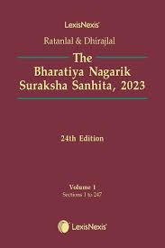 LexisNexis The Bharatiya Nagarik Suraksha Sanhita, 2023 in 2 Volumes by Ratanlal & Dherajlal 24rd Edition 2026