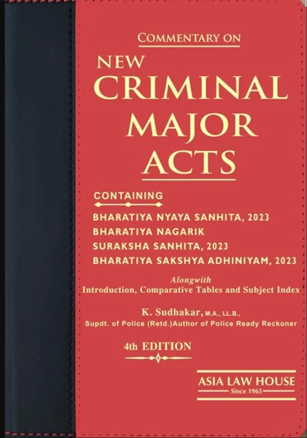 ASIA LAW HOUSE NEW CRIMINAL MAJOR ACTS (COAT POCKET EDN.) 4th EDITION 2026