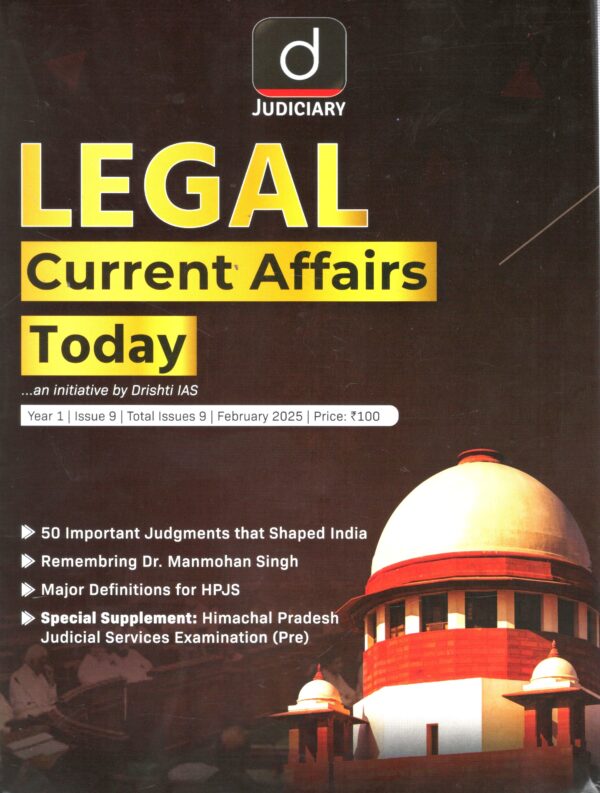 Drishti Judiciary Legal Current Affairs Today February 2025
