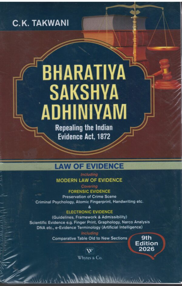 Whytes & Co BHARATIYA SAKSHYA ADHINIYAM By C. K. TAKWANI Edition 2026