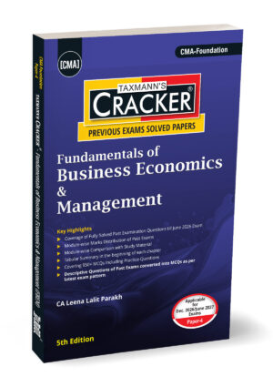 Taxmann Cracker Fundamentals of Business Economics & Management for CMA Foundation Paper-4 Applicable for Dec 2026/June 2027 5rd Edition 2027