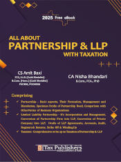 Tax Publication All About Partnership & LLP with Taxation By Ca Nisha Bhandari Edition 2025