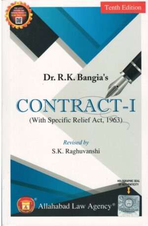 Allahabad Law Agency, Contract-I By DR. RK BANGIA Edition 2025 & Hindi Edition 2025