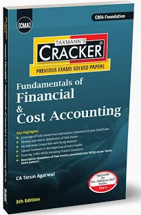 Taxmann Cracker Fundamentals of Financial & Cost Accounting for CMA Foundation Paper-2 Applicable for Dec 2026/June 2027 Exams 5rd Edition