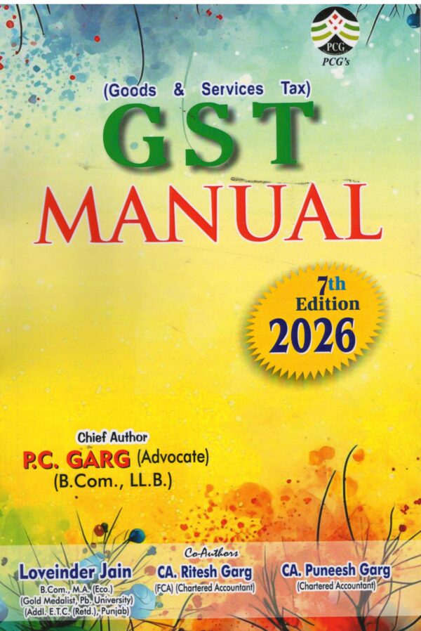 PCG GST Manual By P.C Garg 7th Edition 2026