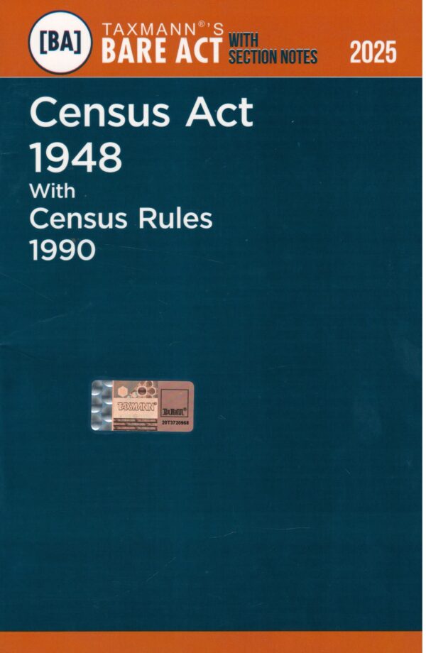 Census Act 1948 with Census Rules 1990 – Bare Act with Section Notes