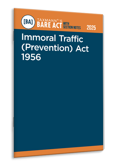 Immoral Traffic (Prevention) Act 1956 – Bare Act with Section Notes