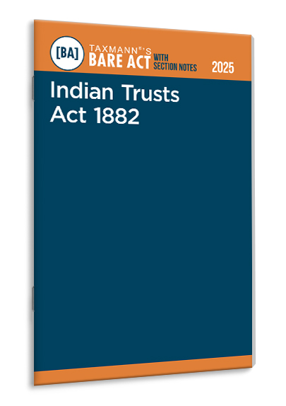 Taxmann Indian Trusts Act 1882 – Bare Act with Section Notes