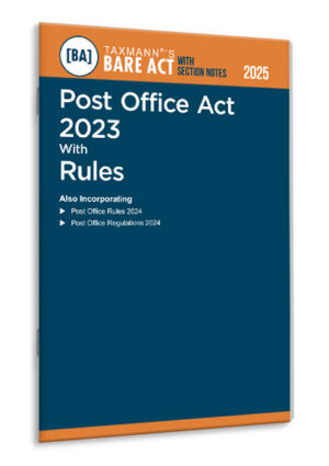 TAXMANN Post Office Act 2023 with Rules – Bare Act with Section Notes