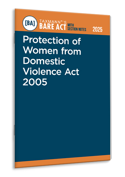 TAXMANN Protection of Women from Domestic Violence Act 2005 – Bare Act with Section Notes