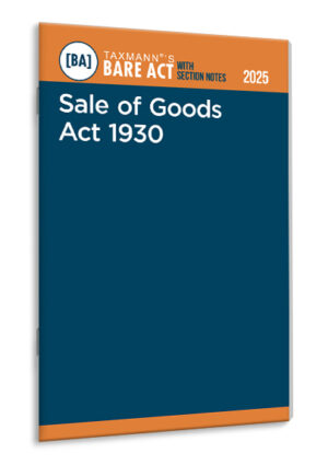 Taxmann Sale of Goods Act 1930 – Bare Act with Section Notes