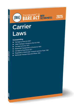 Taxmann Carrier Laws – Bare Act with Section Notes