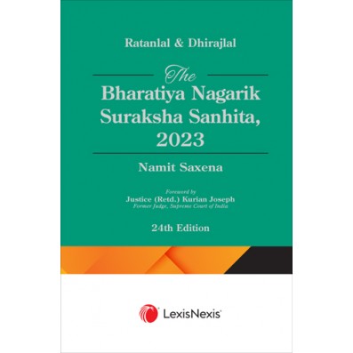 LexisNexis The Bharatiya Nagarik Suraksha Sanhita, 2023 by Ratanlal & Dherajlal 24th Reprint Edition 2026