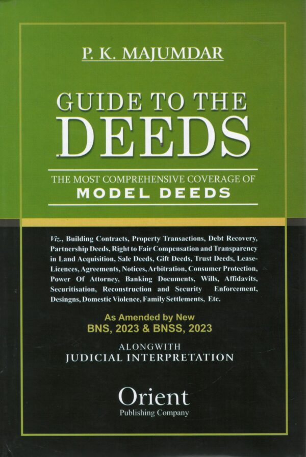 ORIENT GUIDE TO THE DEEDS BY PK MAJUMDAR 7TH EDITION 2025