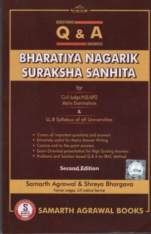 Pariksha Manthan Q&A Bharatiya Nagarik Suraksha Sanhita by Shreya Bhargava & Samarth Agrawal 2nd Edition 2026-27