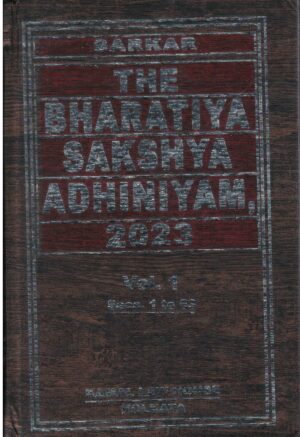 Kamal The Bharatiya Sakshya Adhiniyam 2023 in 2 Volumes by Sarkar Edition 2025