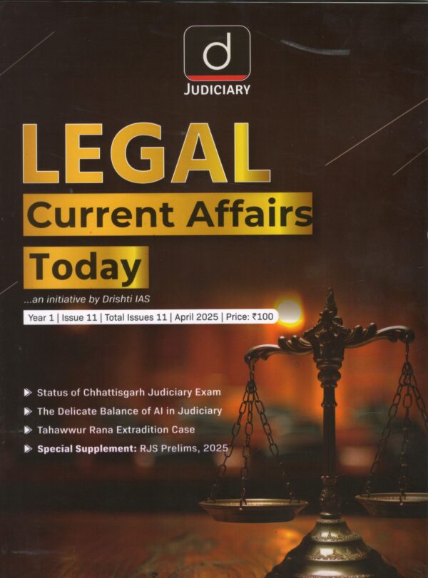 Drishti Judiciary Legal Current Affairs April 2025