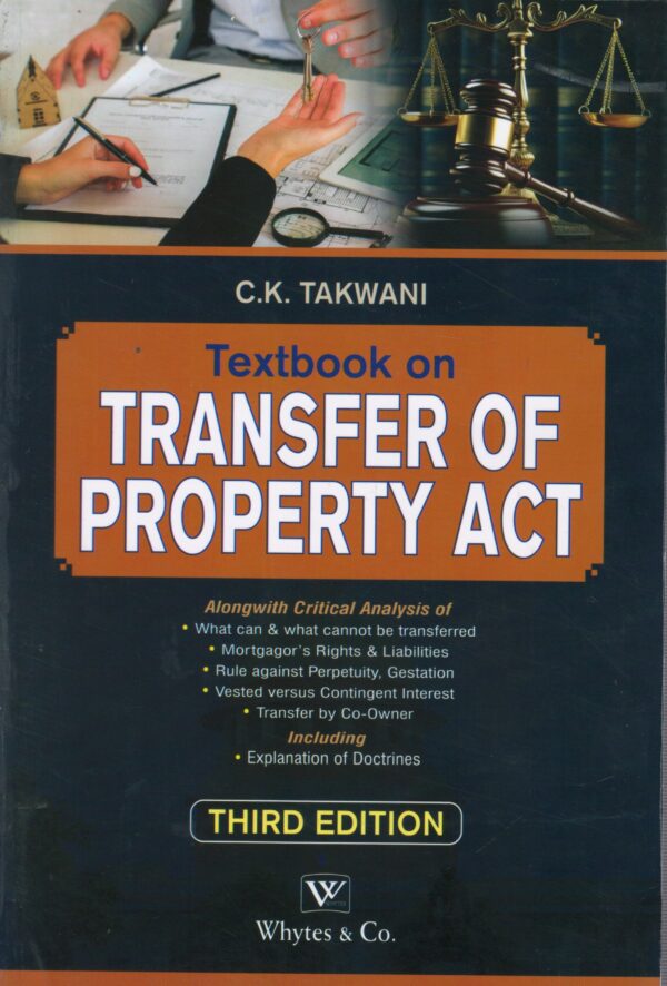 Whytes & Co. Textbook on Transfer Property Act By CK Takwani 3rd Edition 2025