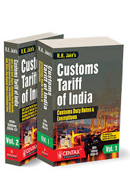 Centax Customs Tariff of India Custom Duty Rates & Exemptions by RK Jain 85rd Edition 2026-27
