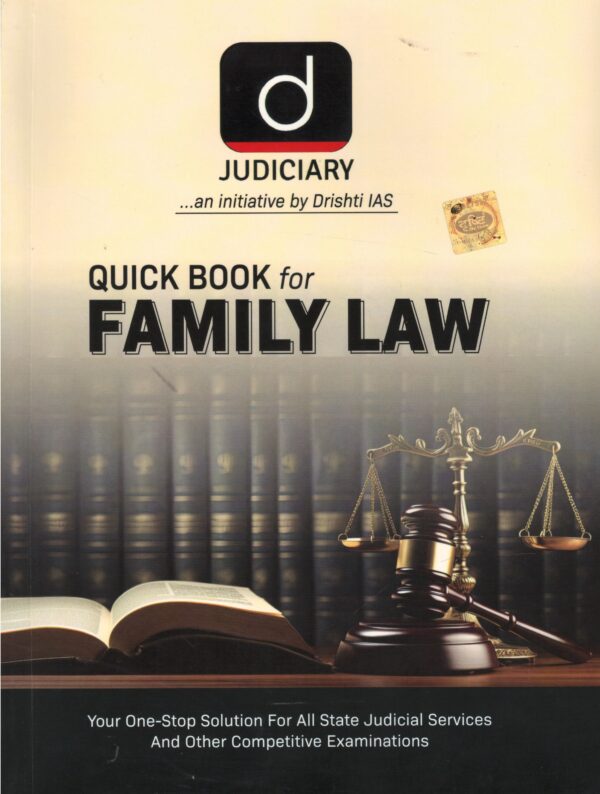 DRISHTI JUDCIARY QUICK BOOK FOR FAMILY LAW EDITION 2024