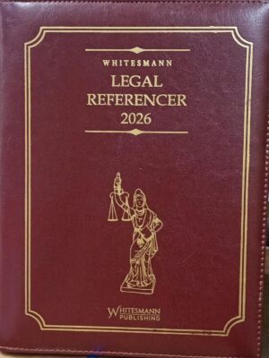 WHITEMANN LEGAL REFERENER DAIRY-Leather Binding EDITION-2026