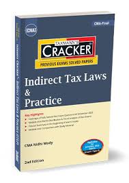 Taxmann Cracker CMA Final Indirect Tax Laws & Practice By CMA Nidhi Mody Applicable For June 2026/Dec.2026