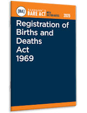 Taxmann Bare Act with Section Notes Registration of Births and Deaths Act 1969 Edition 2025