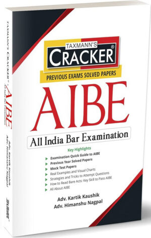 Taxmann's Cracker Previous Exam Solved Paper AIBE By Adv. Kartik Kaushik & Adv. Himanshu Nagpal 3rd Edition September 2026