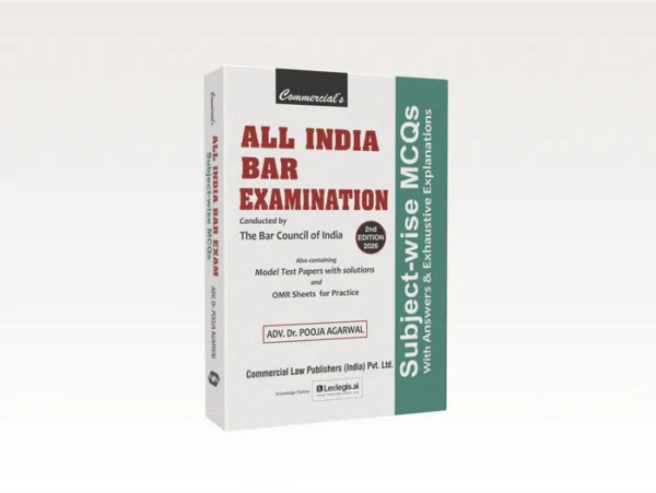 Commercial All India Bar Examination Subject-Wise MCQs By Adv.Dr. Pooja Agarwal 2nd Edition 2026